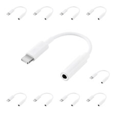 Pacáiste 3.5mm Lightning / USB-C go dtí Adapter AUX, Pacáiste 10, Lightning AUX