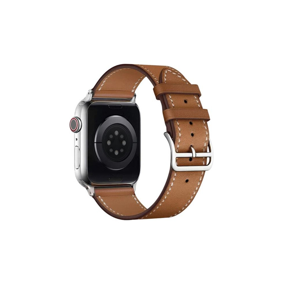 Imak Leather Strap Compatible With Apple Watchwith Apple Watch 38/40/41 Mm Brown 9322103725965