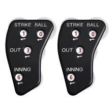 WINDLAND2Possi Contatore per arbitri di baseball, Clicker, Indicatore per arbitri di softball, Attrezzatura per arbitri