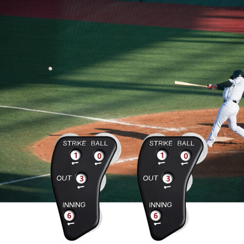 WINDLAND2Pcs Baseball Arbitru Contor Clicker Softball Arbitru Indicator Arbitru Echipament 2