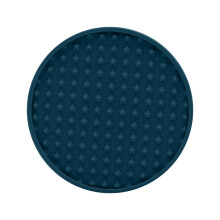Conjunto de 6 peças de tapetes de silicone para xícaras com design ranhurado, base antiderrapante, compatíveis com a decoração Kayannuo, para