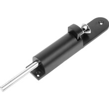 Loquet à ressort Mizh pour portail, tige de verrouillage robuste, loquet de sol pour portes en bois et en métal