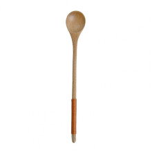 Cuchara de madera de bambú, cucharilla de sopa, cucharón de té, cuchara de mango largo, cuchara de madera de lujo multifunción para remover en la