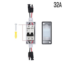 Interruptor aislador fotovoltaico DC/AC30A IP65, disyuntor de desconexión para paneles solares