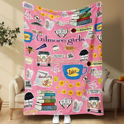 Κουβέρτα ύπνου Gilmore Girls με θέμα τον ύπνο, 1 τεμάχιο μαλακή άνετη κουβέρτα,