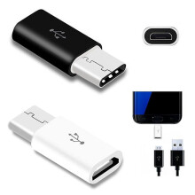 SUSUchens2Pcs Micro USB2.0 5Pin Female to USB Type C3.1Male Data Adapters Converters