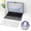 Mouse Pad Bluethy Gradient Cloud με εργονομικό στήριγμα καρπού από αφρό μνήμης, αντιολισθητικό 6