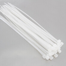 25 stuks zware kabelbinders van 20 cm (8 inch) met een draagvermogen van 22,7 kg (50 lbs), transparant, naturel.