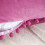 Phantoscope Pompon-Samt-Dekokissen, 30 x 50 cm, Rosa, 2er-Pack 5