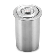 Máquina para hacer jamón prensado, de acero inoxidable con forma redonda, para preparar jamón casero saludable, con termómetro.