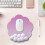 Mouse Pad Bluethy Gradient Cloud με εργονομικό στήριγμα καρπού από αφρό μνήμης, αντιολισθητικό 4