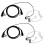 2X2Pin Covert Acoustic Air Tube Μικρόφωνο Ακουστικά Ακουστικά Ακουστικά Ακουστικά για 1