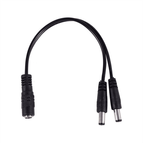 3 τεμάχια καλώδιο διαχωριστή ισχύος DC 5.5X2.1mm 1 σε 2M/F για κάμερα ασφαλείας CCTV 1
