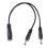 3 τεμάχια καλώδιο διαχωριστή ισχύος DC 5.5X2.1mm 1 σε 2M/F για κάμερα ασφαλείας CCTV 8