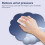 Mouse Pad Bluethy Gradient Cloud με στήριγμα καρπού από αφρό μνήμης, αντιολισθητικό μαξιλάρι 2