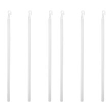 Conjunto de 6 varões giratórios para cortina, tesouras para persianas de escritório com gancho, varão longo para persianas de janela.