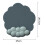 Mouse Pad Bluethy Gradient Cloud με εργονομικό στήριγμα καρπού από αφρό μνήμης, αντιολισθητικό 8