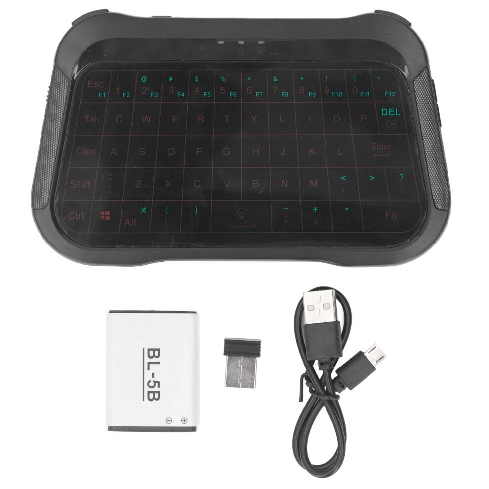 Backlit Small Wireless Keyboard Touchpad Functionality Wireless Mini Keyboard Stable Signal Ir Learning Rechargeable Battery Multimedia Buttons 9104538169930