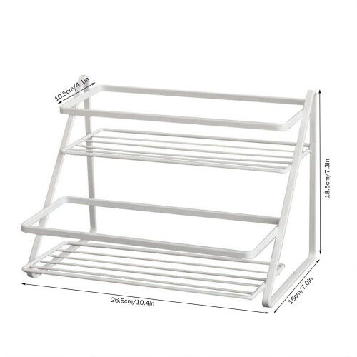 Stackable Cabinet Shelves Kitchen Counter Rack Organizer Multipurpose Storage Room Bedroom Bathroom Storage Rack 1