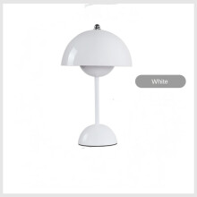 LED-Tischlampe, augenschonend, tragbar, für Schule, weiß