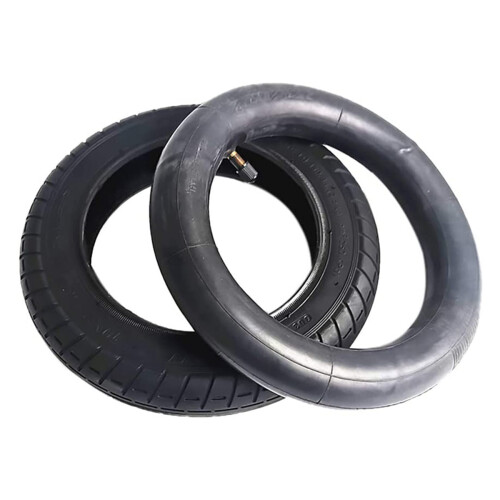 Pneu de 10 polegadas para patinete elétrico, modelo 10X2-6.1, compatível com M365 e M365/Pro. Inclui câmara de ar e acessórios de reposição. 1