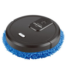 Fully Automatic Sweeping Robot Smart Impregnation Cleaning Robot USB Charging Dry and Wet Mop Disinfecting-Black