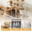 Stackable Cabinet Shelves Kitchen Counter Rack Organizer Multipurpose Storage Room Bedroom Bathroom Storage Rack 6