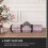Zylindrische Geschenktasche, ideal als Weihnachtsgeschenk oder Mitbringsel, weiß, handlich, PVC 5