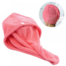 Prettyui-Magic Mikrofaser-Haartrockerhandtuch, Bademantel, schnelltrocknende Turbankappe