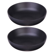 2 Pcs Imitation Porcelain Rice Bowl Noodle Ramen Deep Pho Farmhouse Bowls Tableware for Hotel Kitchen Supplies