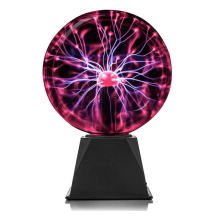 4in Glass Plasma Ball Sphere Lightning Light Lamp Party Magical Ball Kids Electrostatic Flashing Ball