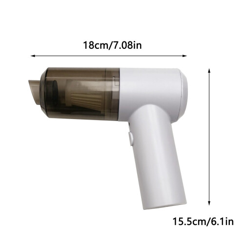 Quinlirra1Pcs Ηλεκτρική σκούπα, Μίνι USB Πολυλειτουργική ασύρματη φορητή συσκευή 2