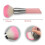 Blush Brush Brushes for Make up Portable Makeup Blusher Pink 3