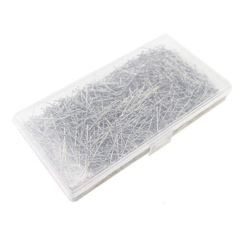 2000 stk. synåle, fin satinnål, lige til smykkeprojekter (2,5 cm)