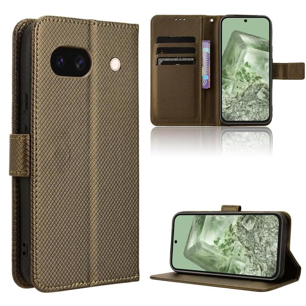 Case For Google Pixel 8A Card Holder Cover Kickstand Magnetic Wallet 9340258959387