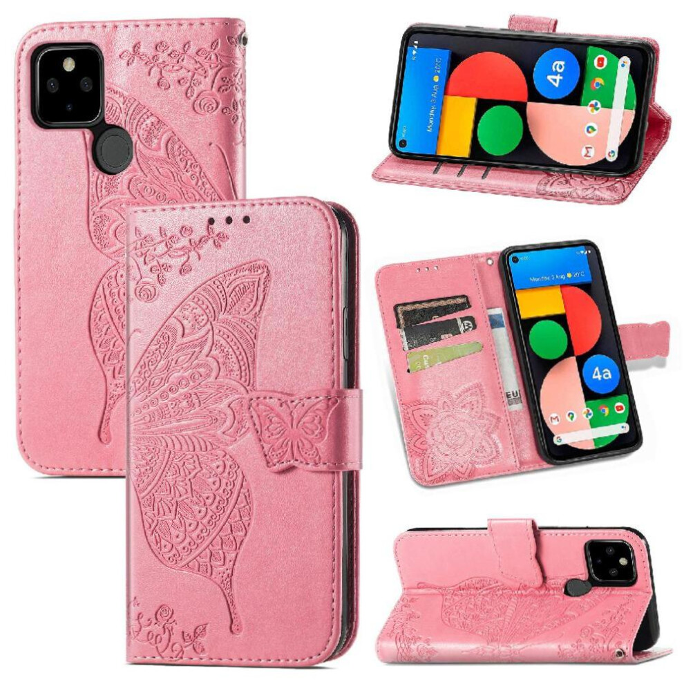 Case For Google Pixel 5A Wallet Multi-Color Business Butterfly Wing 9340258959165