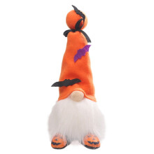 Halloween Gnómok Öreg Ember Plüss Baba Alsó Lámpával, Kézzel Készített Arctalan Tünde Gnóm Halloween Dekorációhoz Tomte Nisse