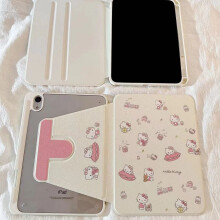 Hello Kitty Daily Illustration Etui antypoślizgowe Air345Tri-fold2024 kompatybilne z tabletem Apple iPad Pro