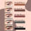 Μολύβι φρυδιών Matezis, συμβατό με εργαλεία microblading, στυλό φρυδιών ακριβείας με 4 2