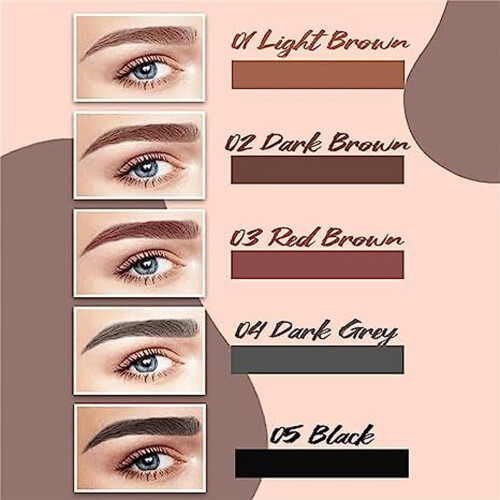 Μολύβι φρυδιών Matezis, συμβατό με εργαλεία microblading, στυλό φρυδιών ακριβείας με 4 1