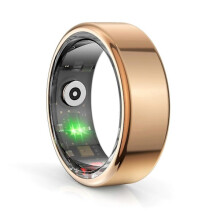 Smart Ring for Blood Pressure, Health and Activity Monitoring - Blood Sugar, Sleep, Heart Rate, 100% New (FMY) gold 9