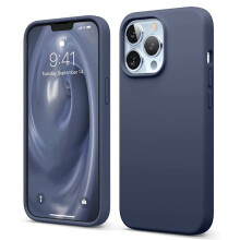 Ag luí le iPhone13Pro - Cás FLOVEME Gorm Dorcha