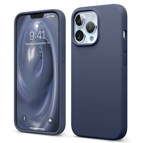 Capa FLOVEME Azul Escuro Compatível com iPhone 13 Pro