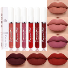 OKDEALS 6 Pack Matte Liquid Lipstick Set Waterproof Long Lasting Velvet NonStick Cup Lip Color