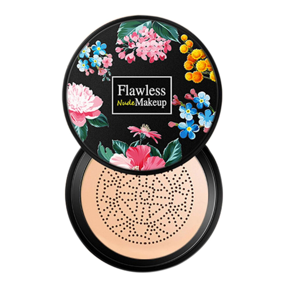 Air Cushion BB Cream Foundation with Soft Mushroom Sponge, Even Coverage and Natural Finish