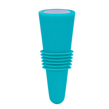 Bouchon de bouteille de vin réutilisable Qdahuk1Pcs, bouchon de bouteille de boisson, bouchon de vin bleu