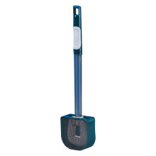 Cepillo de inodoro de silicona Fnyoxu con secado ventilado, cepillo para inodoro, cepillo de limpieza para baño, cepillo de pie