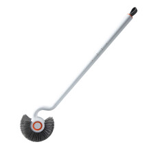 Cepillo de inodoro Yonrjhukm con cerdas de plástico, kit de limpieza para inodoro moderno y compacto, cepillo de limpieza para inodoro con mango
