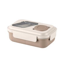 karymi Lunchbox für Erwachsene, stapelbar, 3 Fächer, mit Besteck, mikrowellengeeignet, großes Fassungsvermögen – ideal für Arbeit und Studium