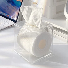 Transparante acryl tissueboxhouder 14x14x14 cm - Vierkante tissueboxhouder, geschikt voor standaard tissueboxen